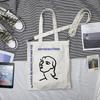 Nova moda ins alça de ombro removível bolsa de ombro de lona bolsa de ombro de lona para estudante da Coreia bolsa a tiracolo feminina uma geração de cabelo