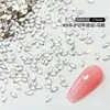 K9 Arte para Uñas Pedrería de Fondo Plano Forma de Corazón Imitación Rectangular de Fondo Plano Transparente Grande y Pequeño Irregular Pedrería Accesorios Pedrería de Cristal