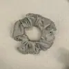 Elástico de Cabelo de Cristal com Textura de Cetim Multicolorido Estilo Francês com Corrente de Diamantes Brilhantes, Scrunchie Vintage Ins Acessório de Cabelo Atacado