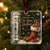 Nuevas decoraciones navideñas acrílicas de venta caliente transfronteriza, colgantes creativos, adornos navideños acrílicos