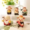 Wufu Deus da Riqueza resina decoração de carro Fu Lu Shou Xi versão Q boneco decoração de casa presente bolo assar vestir