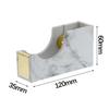 Portalápices Almacenamiento de Oficina Decoración Patrón de Mármol Grapadora Quitagrapas Set de Papelería Oro Rosa Multifuncional