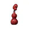 Colgante Llavero Calabaza de Cinabrio, Arena Dorada Púrpura, Colgante para Bolso Año Zodiacal, Suministro para Vendedores Ambulantes, Venta al por Mayor de Joyería, Dropshipping