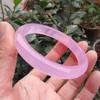 Pulseira de Calcedônia em Pó Jade Atacado Tendência da Moda Feminina Pulseira de Calcedônia Ice Run Pulseira de Ágata em Pó Hibisco