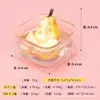 Imán de Refrigerador Creativo de Frutas de Alta Calidad Bola de Helado Pera de Otoño Congelada Fruta Queso y Otras Frutas Decoraciones con Imán de Refrigerador