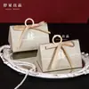 Caixas de doces para casamento, estilo chinês, luxo leve, papel com folha de ouro, novo design, alta qualidade, exclusivo e embalagem de doces portátil