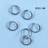 Conexión de Joyería Anillo Abierto de Plata Anillo de Hierro Accesorios Hechos a Mano para Bricolaje Anillo de Conexión para Pulsera Collar Pendientes Fabricante Venta al por Mayor
