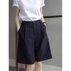 Descuento de Outlet Ropa de Remate Traje Pantalones Cortos Mujer Verano Delgado Cintura Alta Adelgazante Cinco Puntos Piernas Anchas Dropshipping