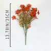 Flores Artificiais de Eucalipto Violeta Populares de Outono Transfronteiriças Flores Falsas Enfeites de Decoração para Casa Casamento