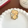 Clipes de papel em formato de filhote, fofos e delicados, perfeitos para estudantes, clipes de cauda longa, clipes para recados pequenos, design criativo e adorável