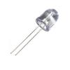 F10 cabeza redonda pelo blanco luz azul enchufe directo perlas de lámpara 10mm azul zafiro azul hielo luz LED perlas de lámpara de alta potencia Radio