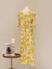 Vestido de Seda de Manga Corta para Mujer 2026 Primavera y Verano Nuevo Estilo Crepé Doble Holgado Estilo Francés Vestido 100% Seda de Morera