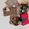Set de Guantes de Lana y Bufanda Navideños, Lindo y Cálido, Pantalla Táctil, Dedos Separados, Unisex, Otoño e Invierno, Dibujos Animados para Niños