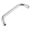 Tina de verduras de acero inoxidable Codo horizontal 18 mm Tanque de presión Salida de grifo de fregadero galvanizado Tubería de salida Burbujeador Accesorios de fontanería