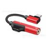 Adaptador Tipo C a audífono de 3.5 mm escuchar música carga llamada convertidor de audífono juego dos en uno