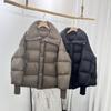 O mesmo estilo JN casa inverno macio macio glutinoso confortável puff down jaqueta feminina curta grossa solta pão roupas YR4612D