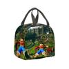 Bolsa de Almuerzo Infantil de Anime One Piece Estudiantes de Primaria y Secundaria Bolsa de Hielo Bolsa de Picnic Bolso Aislante Bolsa de Almuerzo Suministro