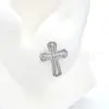 Brincos Cruzados Vintage de Liga de Titânio F136 Piercings Labiais Rosca Interna Joias de Piercing de Titânio G23 Piercings de Osso da Orelha