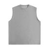 Fornecimento Direto da Fábrica Camiseta Regata Sem Manga de Algodão Puro Verão Solta Tendência Marca Casual Gola Redonda Regata Pesada Esportes Fitness