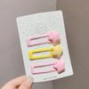 Set de 5 piezas de pinza BB de arena movediza pasador infantil pasador de niña pasador roto accesorios para el cabello de bebé tocado lindo de alta gama