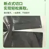 Bolsa de Basura Negra en Rollo Extra Grande Engrosada Hotel Propiedad Exterior Tamaño Extra Grande Desechable Boca Plana
