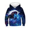 Comercio Exterior Transfronterizo Impresión Digital 3D Ropa Casual para Hombre, Mujer y Niño Sudadera Divertida Serie Animal Manga Larga con Capucha