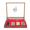 Caja de Regalo de Madera Cinco Tesoros con Pastillas de Ginseng, Cuerno de Ciervo y Látigo de Ciervo - un Regalo Especial de Jilin para la Salud y el Bienestar, Recomendado para Regalar