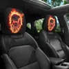 Funda de reposacabezas de coche de terror y divertida, funda de asiento a prueba de polvo, almohada de coche y funda de almohada para el cuello altamente transpirables