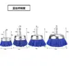 Venta Caliente Transfronteriza Varilla Hexagonal Filamento Abrasivo Filamento de Nylon Cabezal de Pulido Tipo T Tipo Tazón Tipo Pluma Raíz de Cepillo Herramienta de Pulido para Tallado de Raíces Cepillo