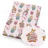 Huevo de Pascua Tela Fina de Algodón Poliéster o Lona de Poliéster Material para Bolsas DIY Hechas a Mano, 1Yc77664