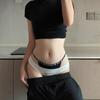 Ropa interior de algodón puro dulce, fresca, sexy para mujer, sexy con recortes, con letras, deportiva, de talle medio-bajo, tipo hipster, nuevo estilo 2023