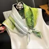 Novo Estilo Lenço de Seda Moda Feminina Versátil 70 Quadrado Estilo Coreano Lenço de Proteção para o Pescoço Primavera e Outono Lenço Retrô Gravata para Bolsa