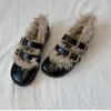 Zapatos Planos Cómodos de Una Correa Más Terciopelo Cálido Peludos 2026 Nuevo Estilo Retro Invierno Boca Baja Mary Jane Planos Mujer