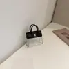 2026 Tendência Patchwork Transparente Verão Mini Color Block PVC Fashionável Personalidade Alça de Corrente Bolsa de Ombro Bolsa Transversal Bolsa Feminina
