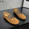 En stock~ Zapatos de ballet de tiras cruzadas con punta cuadrada y suelas suaves que no cansan los pies, zapatos tipo mocasín fáciles de poner, zapatos Mary Jane para mujer