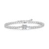 Pulsera de plata S925 pulsera de cubo de diamante pulsera simple elegante diseño de pulsera pulsera pequeña de diamante de lujo ligero