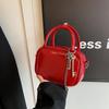 Bolso Pequeño Cuadrado de Plata de Diseño de Nicho para Mujer Nuevo Verano 2026 Bolso de Mano Pequeño Simple a la Moda Bolso Cruzado de Hombro Casual
