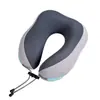 Almohada en forma de U para siesta en la oficina, almohada en forma de U para avión y tren, reposacabezas de viaje con soporte para el cuello, almohada cervical, regalo personalizado