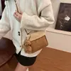 Bolso de Felpa de Lana de Cordero para Mujer 2024 Nuevo Otoño Tendencia Bolso de Hombro de Gamuza Bolso Cruzado de Cubo de Gama Alta