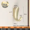 Gancho para Abrigos de Aleación de Zinc y Metal Negro Detrás de la Puerta Gancho de Pared para Abrigos Entrada Gancho de Pared para Ropa de Armario Único