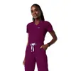 Uniforme de quirófano Amazon de manga corta en nuevo color con nombre de tienda y logotipo impresos a medida, ropa de trabajo para doctor, uniforme médico