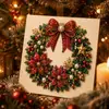 Nuevo producto transfronterizo 5D Pintura de diamantes 5D Colgante acrílico Decoración de ambiente navideño Fábrica directa