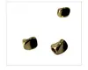 Pulsera de cuentas de cobre color oro de 14K, cuentas retorcidas en espiral, cuentas retorcidas triangulares, accesorios de cuentas