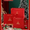 Caja de Regalo Folio Roja de Navidad, Caja de Regalo Complementaria, Caja de Regalo Creativa de Árbol de Navidad, Bufanda, Lote de Cajas de Embalaje para Manzanas