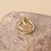 Argola de nariz de 3 argolas soldada simples e moderna pode ser usada como argola de osso da orelha joia para piercing corporal venda direta da fábrica argola de nariz