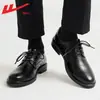 Sapatos de Couro com Puxador para Homens 2026 Novo Estilo Sapatos Formais Casuais de Negócios Masculinos Sapatos de Couro Preto com Solado Macio para Homens