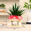 Lindo Portalápices de Dibujos Animados para Estudiante, Decoración Creativa para el Hogar, Escritorio de Oficina, Paisajismo de Jardín, Planta Suculenta en Maceta