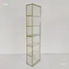 Caja de muestras de plástico transparente de seis compartimentos alternativa a la caja de muestras de papel caja de muestreo de micro-morfología de perfil de suelo
