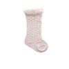 Calcetines para bebé para hombre y mujer, verano delgado 0-3 meses, bebé recién nacido sin costuras sueltos, primavera y otoño, calcetines de tubo de malla de algodón