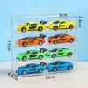 Caja de Almacenamiento para Coche Domeka Modelo a Prueba de Polvo Soporte de Exhibición Hot Wheels 1:64 Juguete de Aleación Tomica